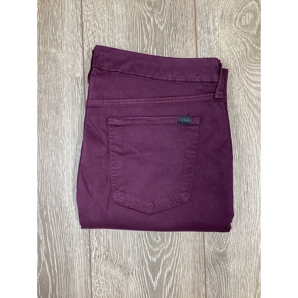 NEW seven for‎ all mankind jeans Slim Straight Maroon Women’s Skinny Jeans Pants